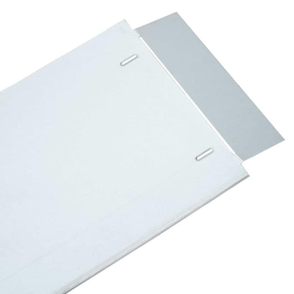 Bordure per prato 5 pcs Argento 100 x 25 x 0,07 cm | homemem39