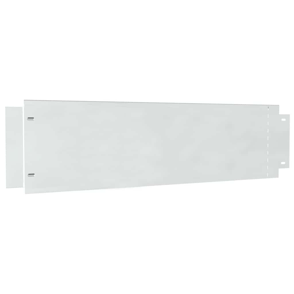 Bordure per prato 5 pcs Argento 100 x 25 x 0,07 cm | homemem39