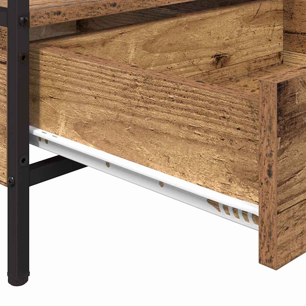 Tavolino da salotto with Drawer Legno vecchio 100 x 51 x 45 cm | homemem39