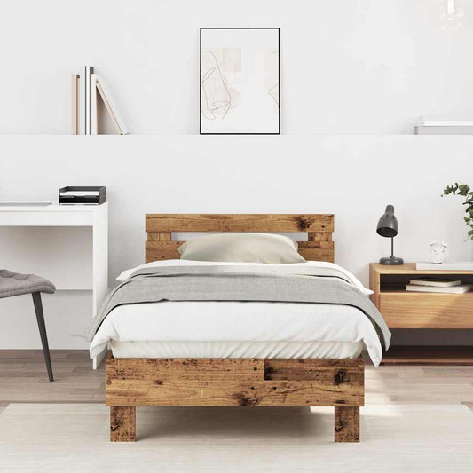 Struttura del letto Legno vecchio 193 x 95 x 88 cm | homemem39