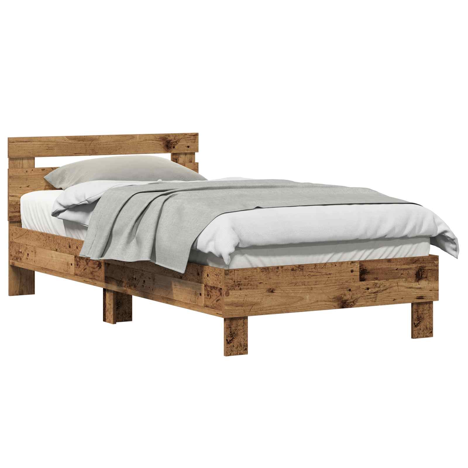 Struttura del letto Legno vecchio 193 x 95 x 88 cm | homemem39