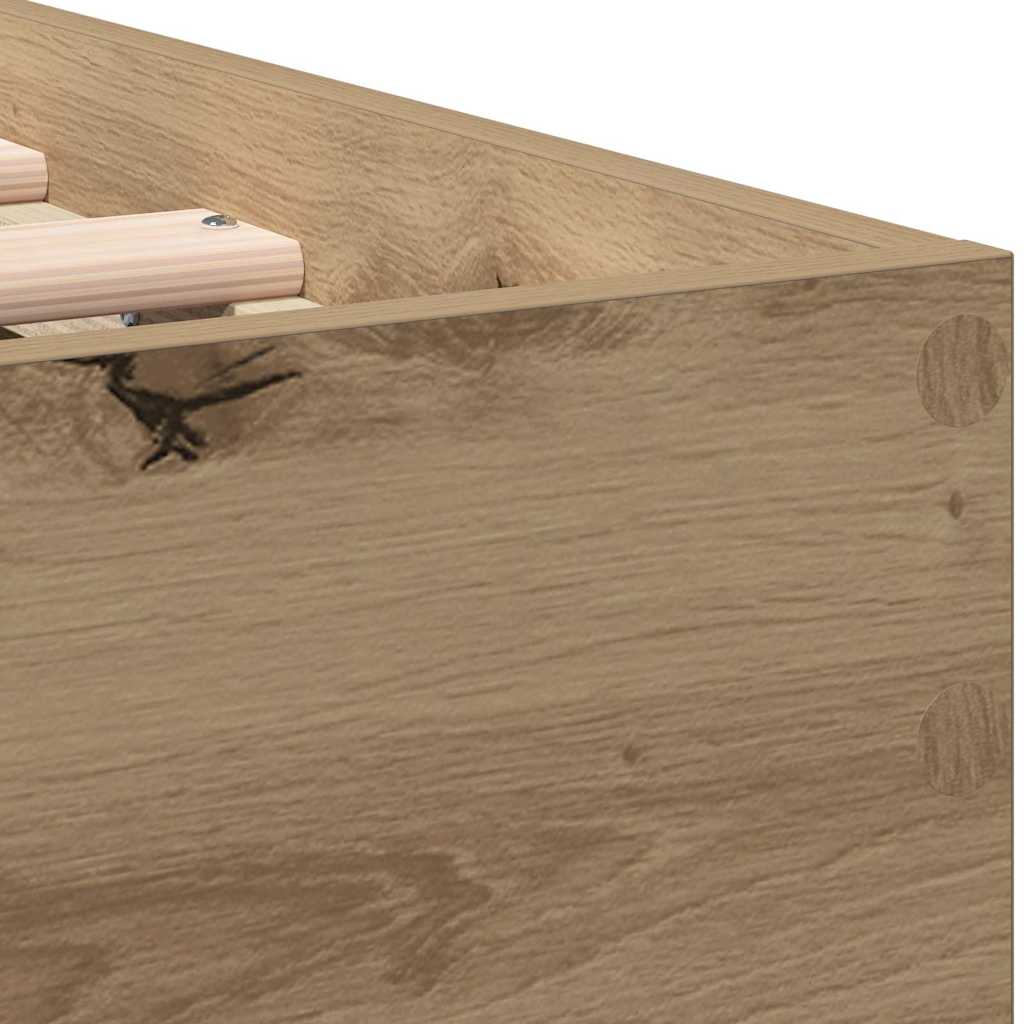 Struttura del letto Rovere artigianale 193 x 95 x 88 cm | homemem39