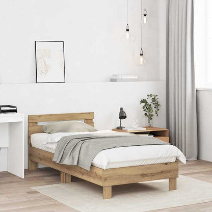 Struttura del letto Rovere artigianale 193 x 95 x 88 cm | homemem39