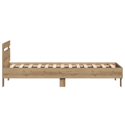 Struttura del letto Rovere artigianale 193 x 95 x 88 cm | homemem39