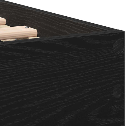 Struttura del letto Rovere Nero 193 x 95 x 88 cm | homemem39