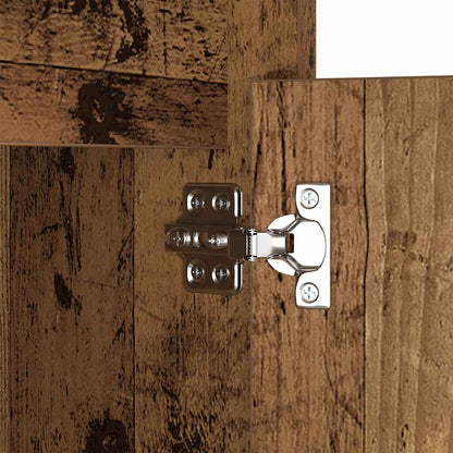 Armadio da Letto LED 2 pcs Legno vecchio 38 x 34 x 61 cm