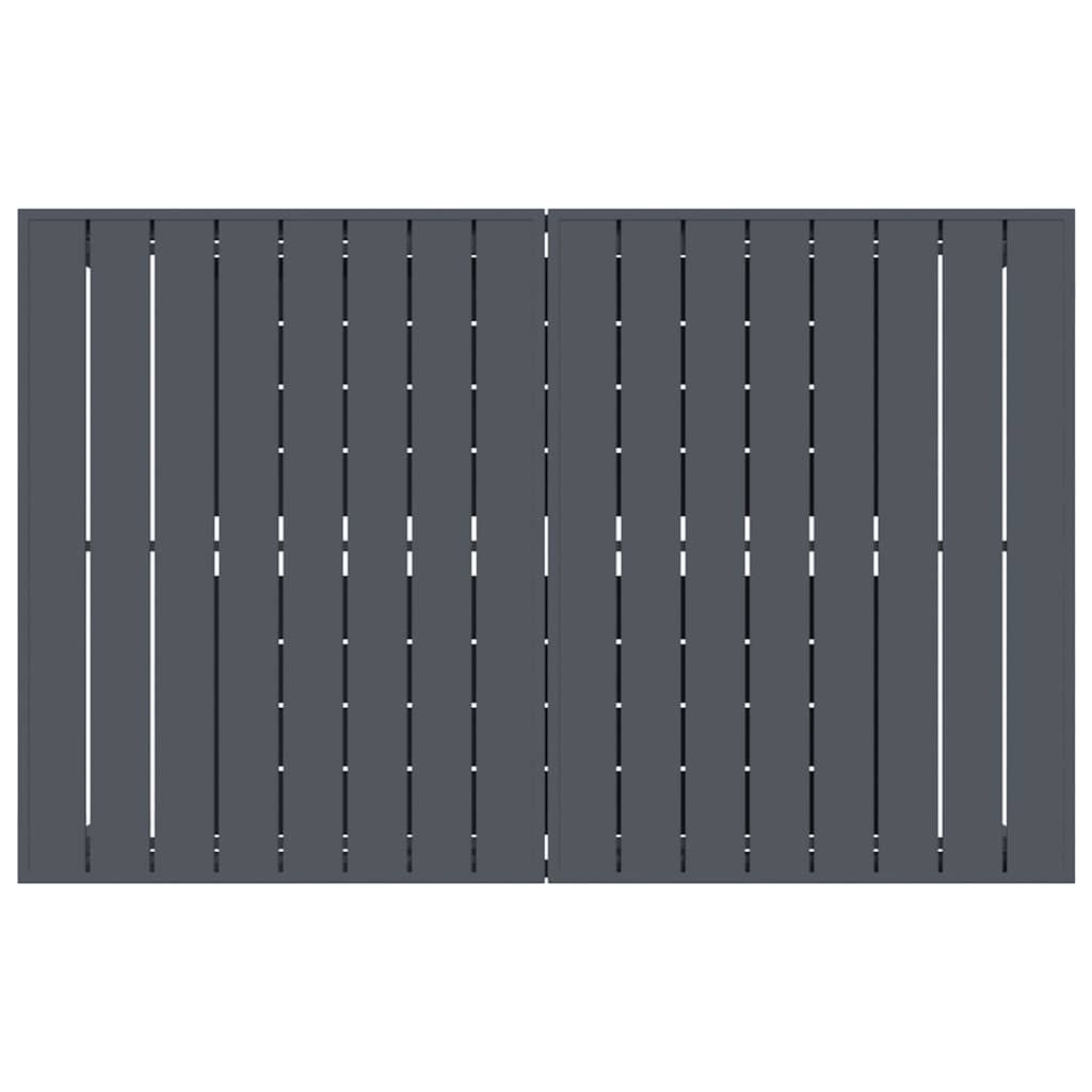 Set da Pranzo per Giardino 9 pcs Nero Poly Rattan - homemem39