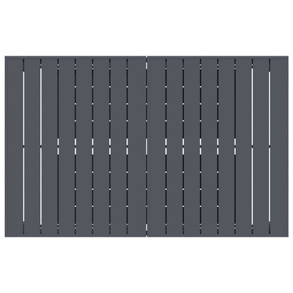 Set da Pranzo per Giardino 9 pcs Grigio Poly Rattan - homemem39