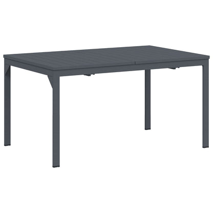 Set da Pranzo per Giardino 9 pcs Antracite Acciaio | homemem39