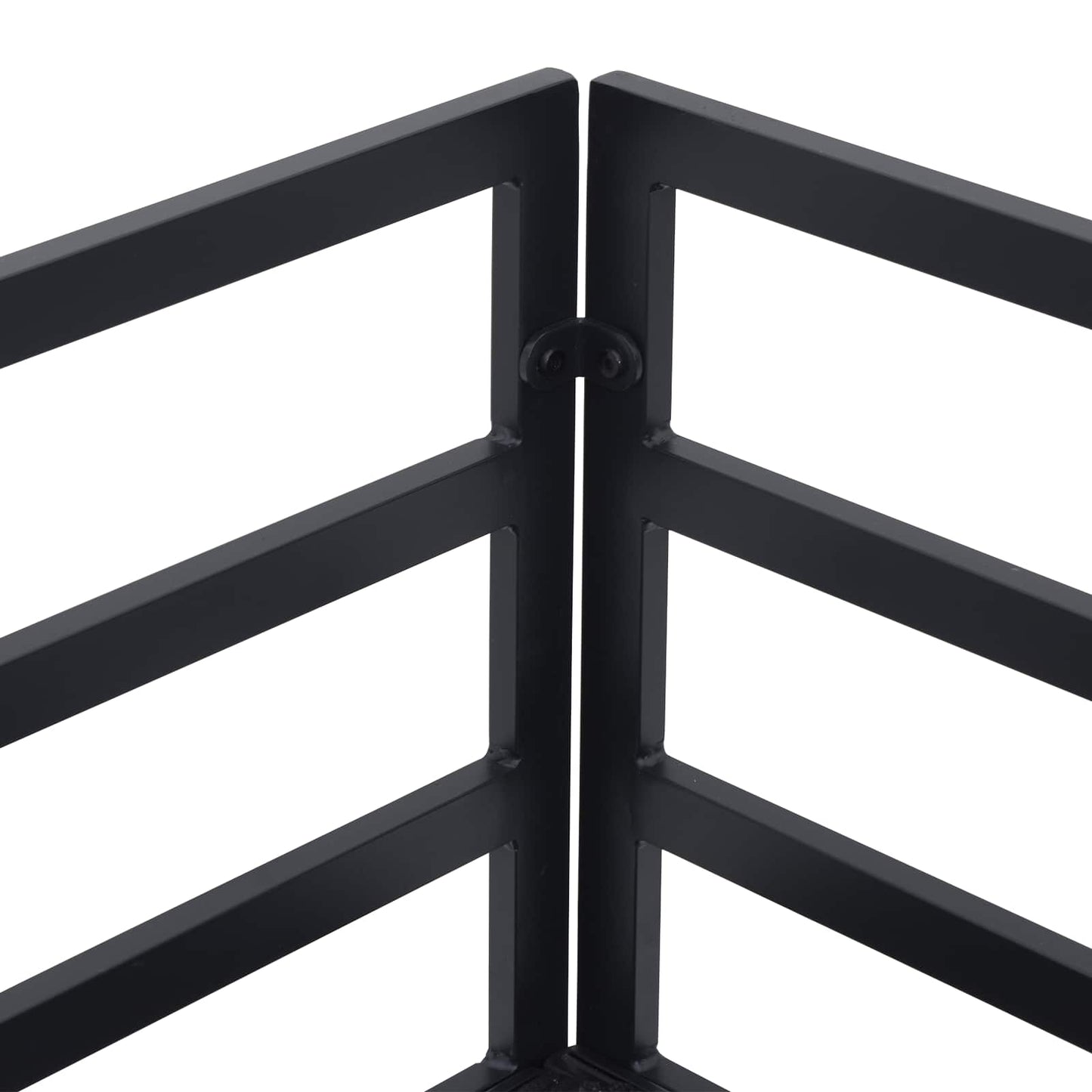 Set Divano da Giardino con cuscino 10 pcs Nero Alluminio | homemem39