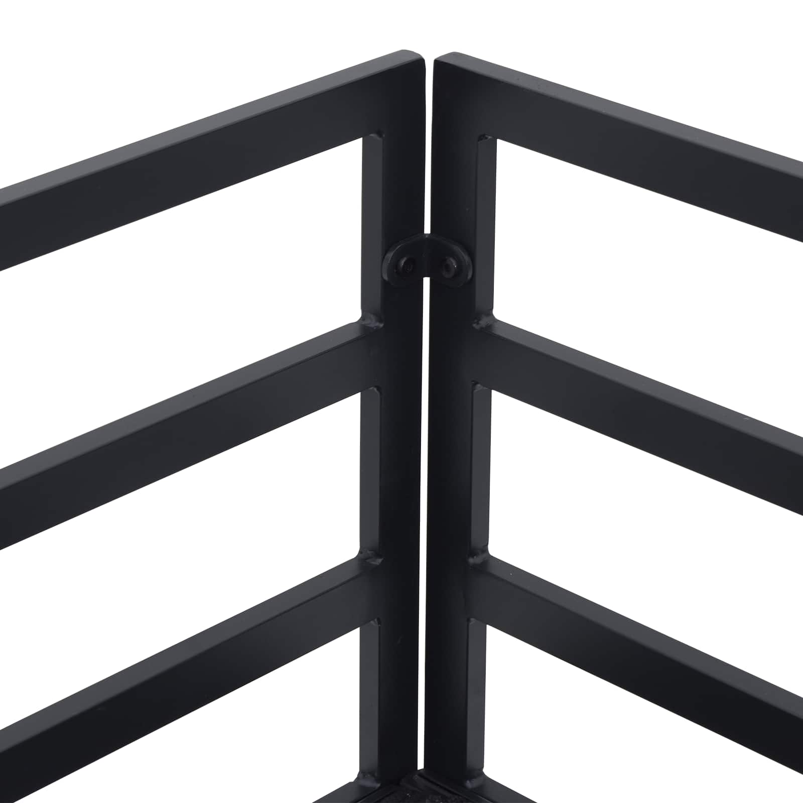 Set Divano da Giardino con cuscino 10 pcs Nero Alluminio | homemem39