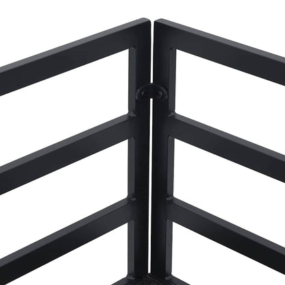Set Divano da Giardino con cuscino 13 pcs Nero Alluminio | homemem39