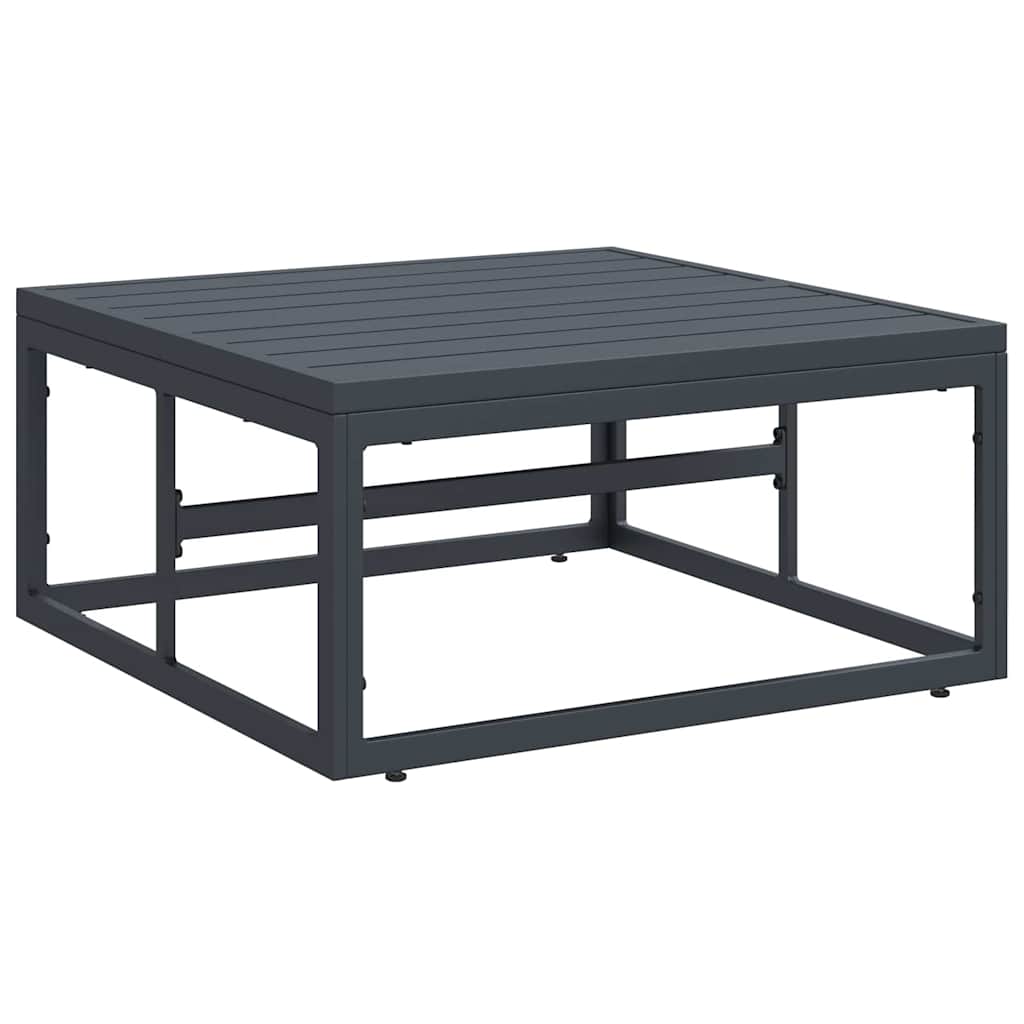 Set Divano da Giardino con cuscino 11 pcs Nero Acciaio | homemem39
