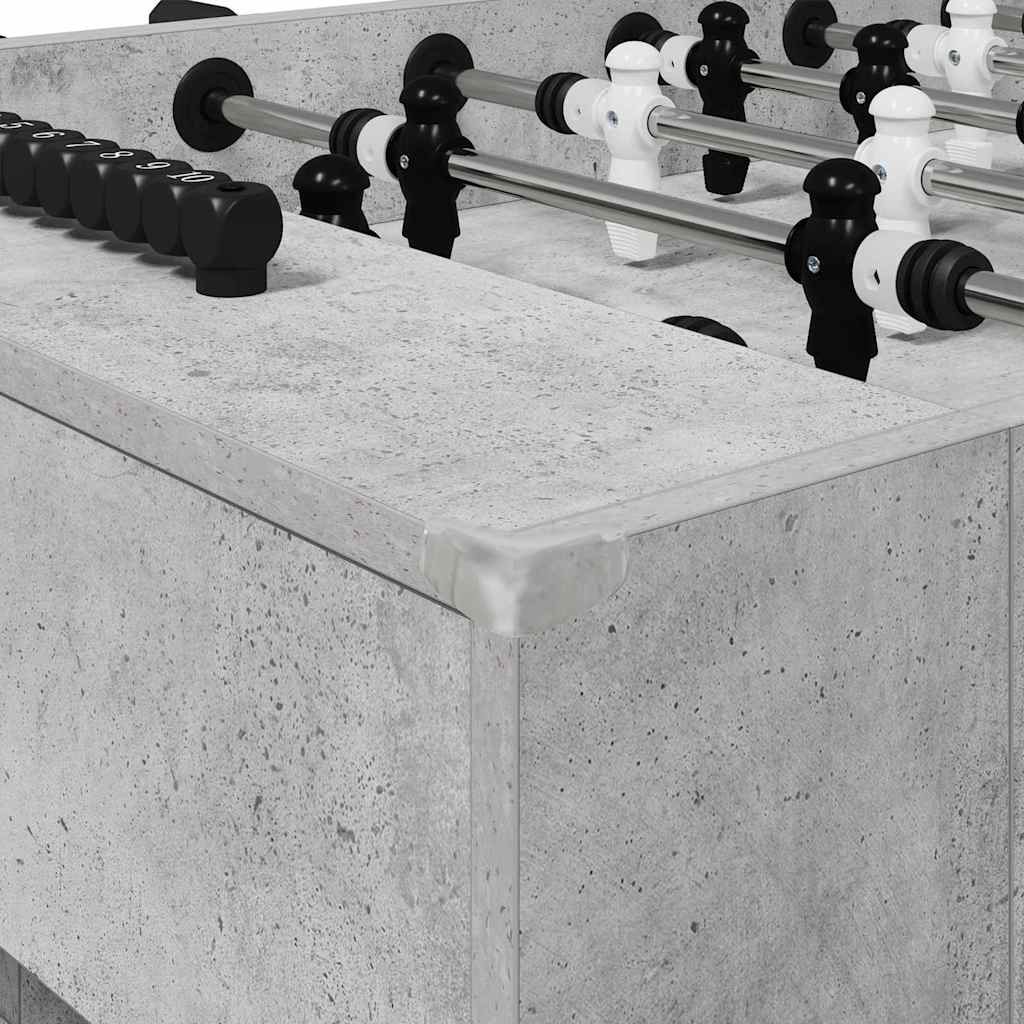 Tavolo da Calcio 2 pcs Grigio cemento 146,5 x 74 x 85 cm