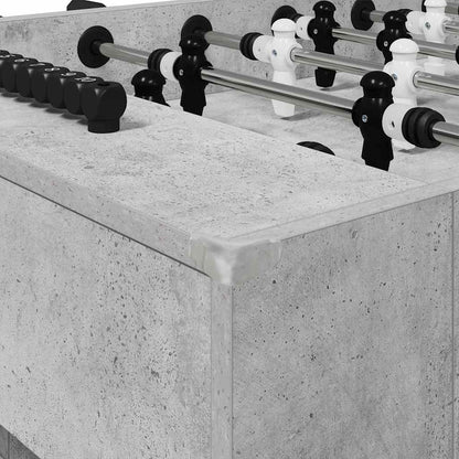 Tavolo da Calcio 2 pcs Grigio cemento 146,5 x 74 x 85 cm