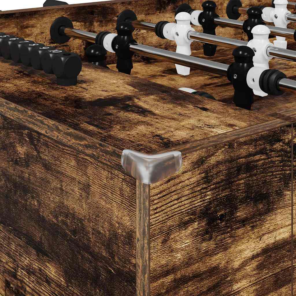 Tavolo da Calcio 2 pcs Rovere fumé 146,5 x 74 x 85 cm