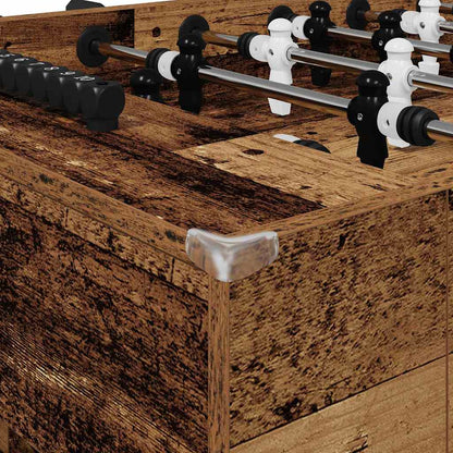 Tavolo da Calcio 2 pcs Legno vecchio 146,5 x 74 x 85 cm