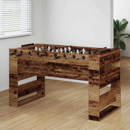 Tavolo da Calcio 2 pcs Legno vecchio 146,5 x 74 x 85 cm