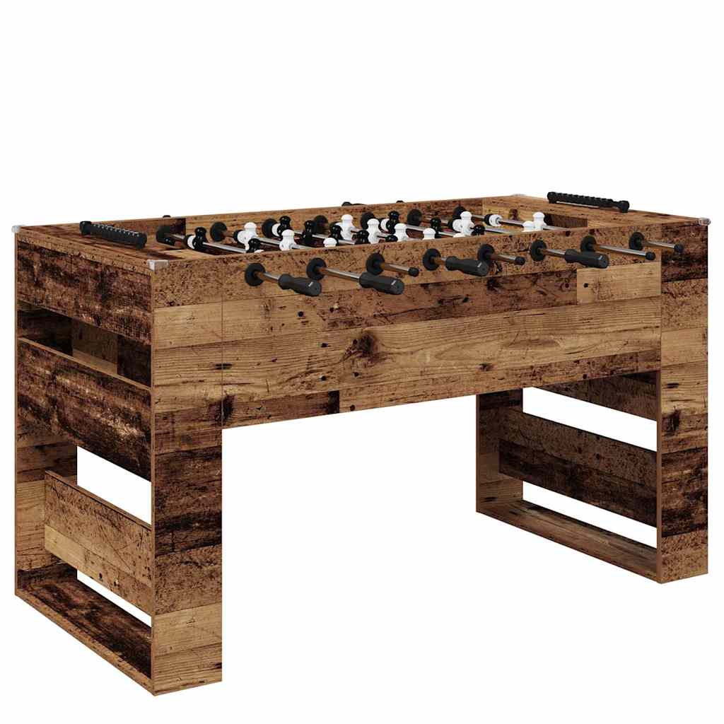 Tavolo da Calcio 2 pcs Legno vecchio 146,5 x 74 x 85 cm