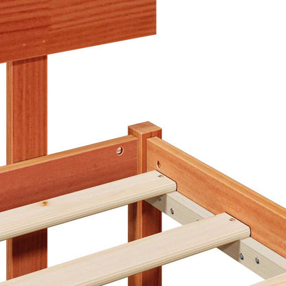 Struttura del letto Marrone cerato 100 x 200 cm Pino massello