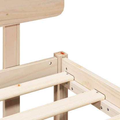 Struttura del letto Naturale 180 x 200 cm Pino massello