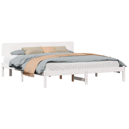 Struttura del letto Bianco 180 x 200 cm Pino massello | homemem39