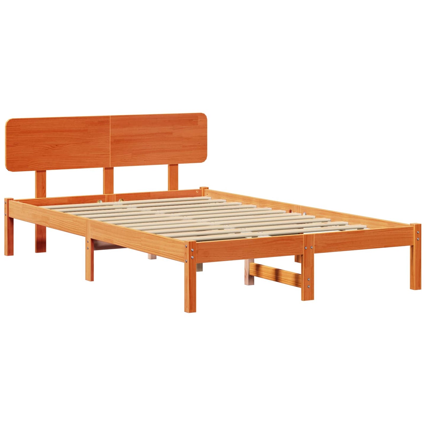 Struttura del letto Marrone cerato 120 x 200 cm Pino massello | homemem39