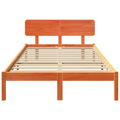 Struttura del letto Marrone cerato 120 x 200 cm Pino massello | homemem39