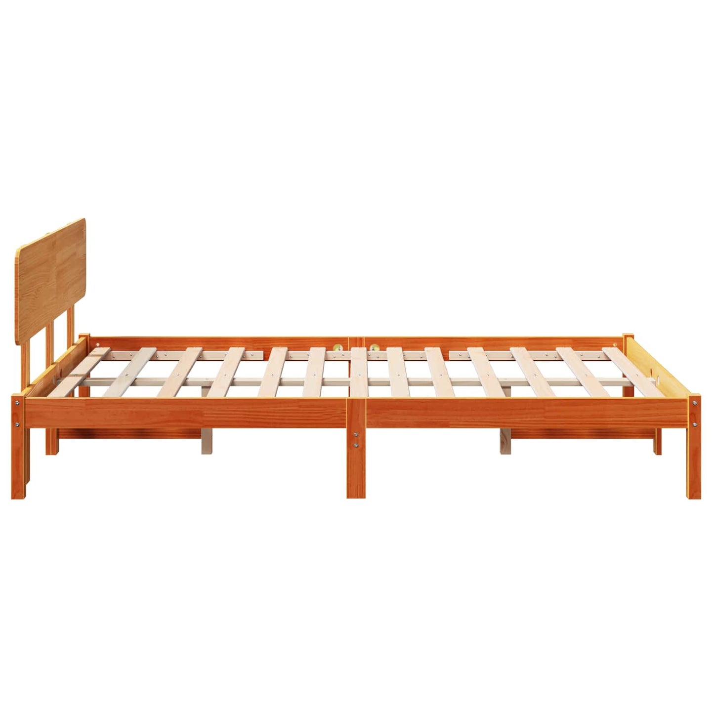 Struttura del letto Marrone cerato 120 x 200 cm Pino massello | homemem39
