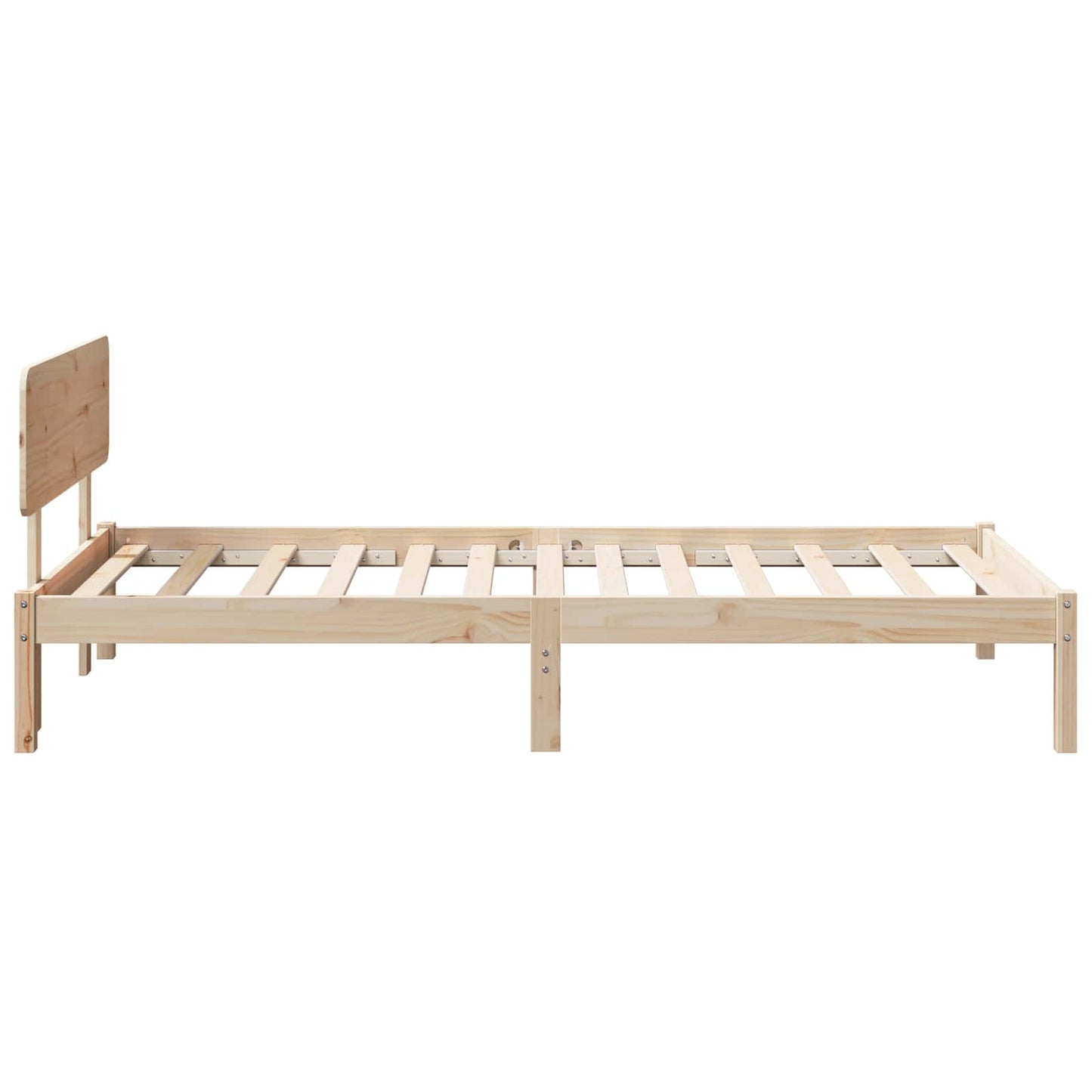 Struttura del letto Naturale 100 x 200 cm Pino massello | homemem39