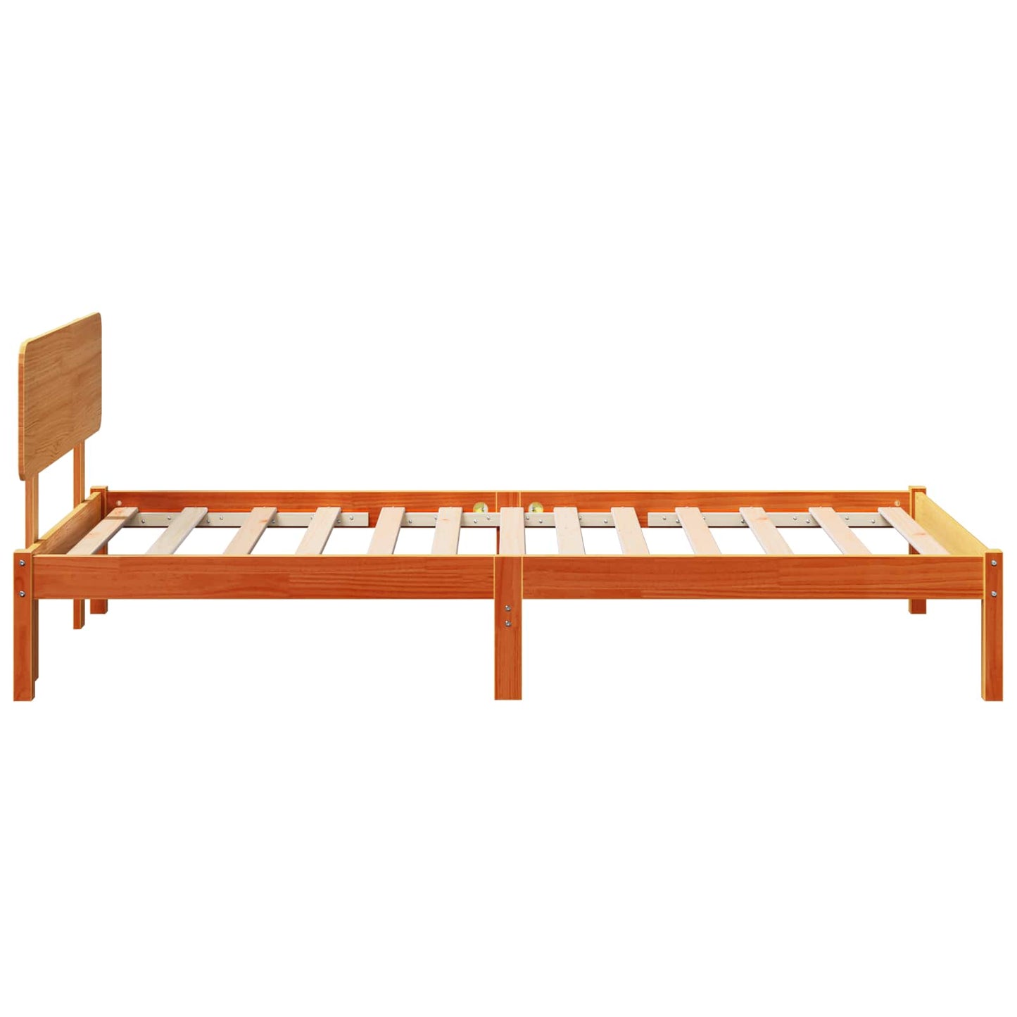 Struttura del letto Marrone cerato 100 x 200 cm Pino massello | homemem39