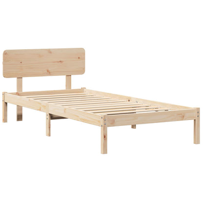 Struttura del letto Naturale 90 x 190 cm Pino massello | homemem39
