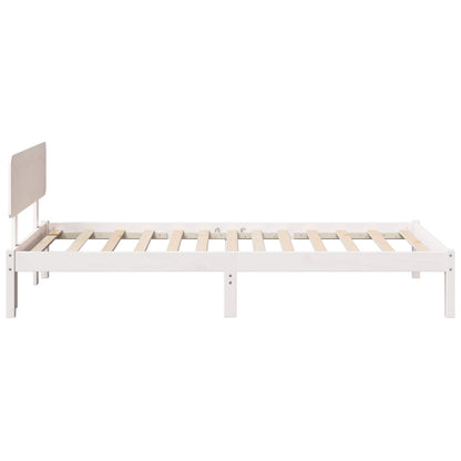Struttura del letto Bianco 90 x 190 cm Pino massello | homemem39