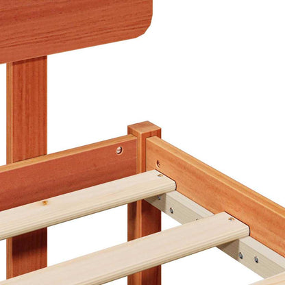 Struttura del letto Marrone cerato 90 x 190 cm Pino massello