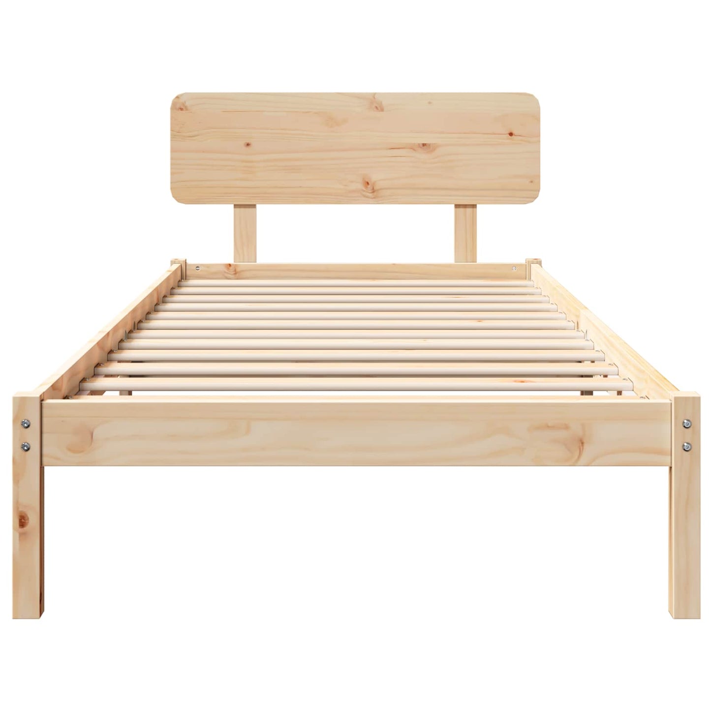 Struttura del letto Naturale 75 x 190 cm Pino massello | homemem39
