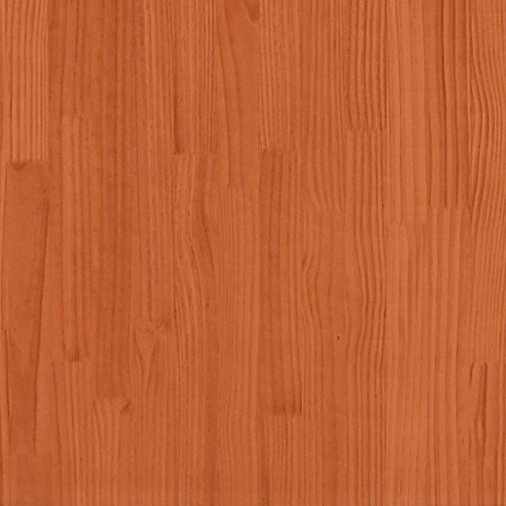 Struttura del letto Marrone 90 x 190 cm Legno massello di pino | homemem39