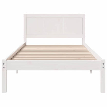 Struttura del letto Bianco 80 x 200 cm Legno massello di pino | homemem39