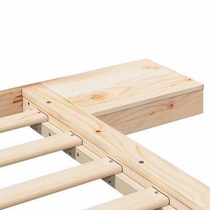 Struttura del letto Marrone 200 x 200 cm legno