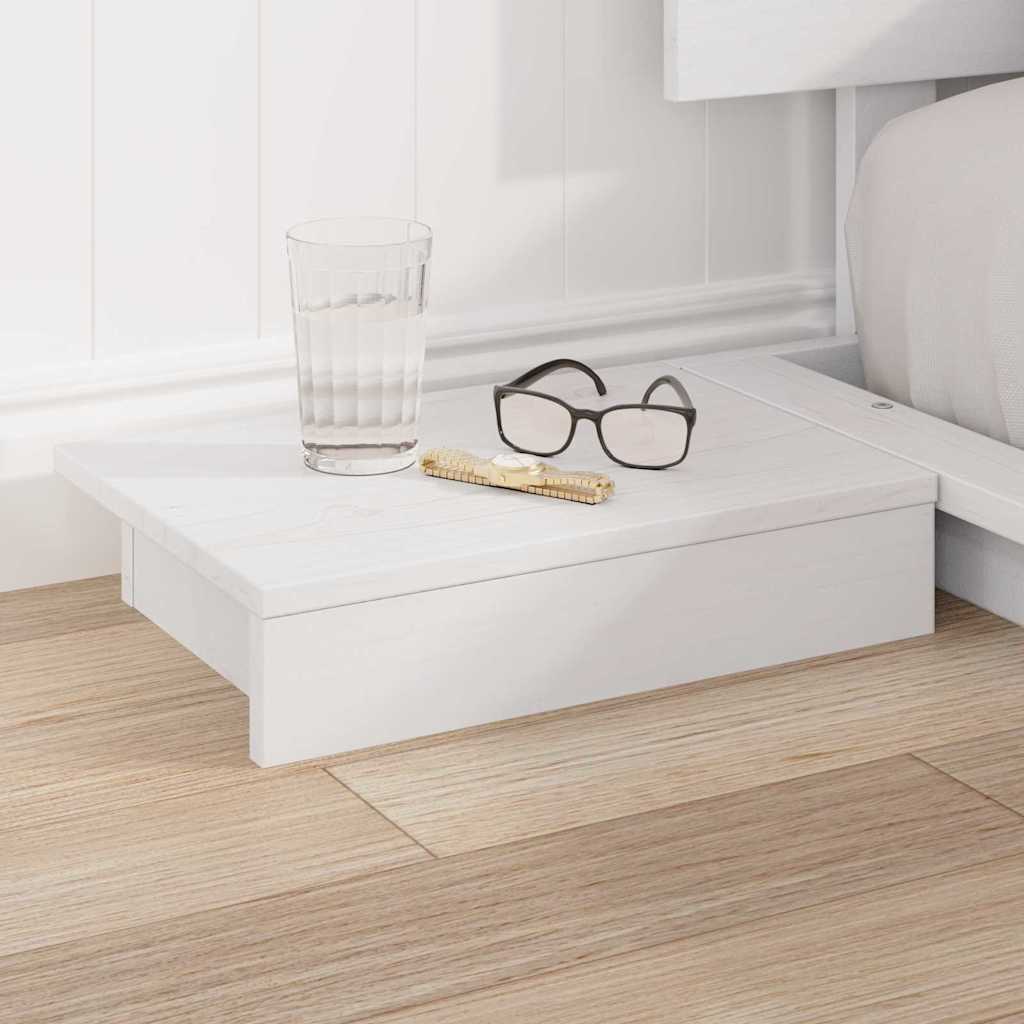 Struttura del letto Bianco 200 x 200 cm legno | homemem39