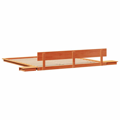 Struttura del letto Marrone 180 x 200 cm legno