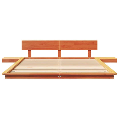 Struttura del letto Marrone 160 x 200 cm legno | homemem39