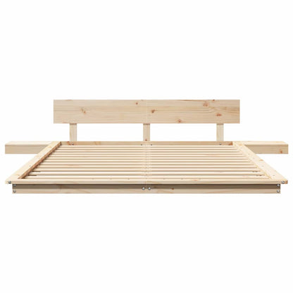 Struttura del letto Marrone 150 x 200 cm legno | homemem39