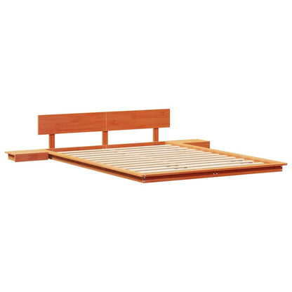 Struttura del letto Marrone 150 x 200 cm legno | homemem39