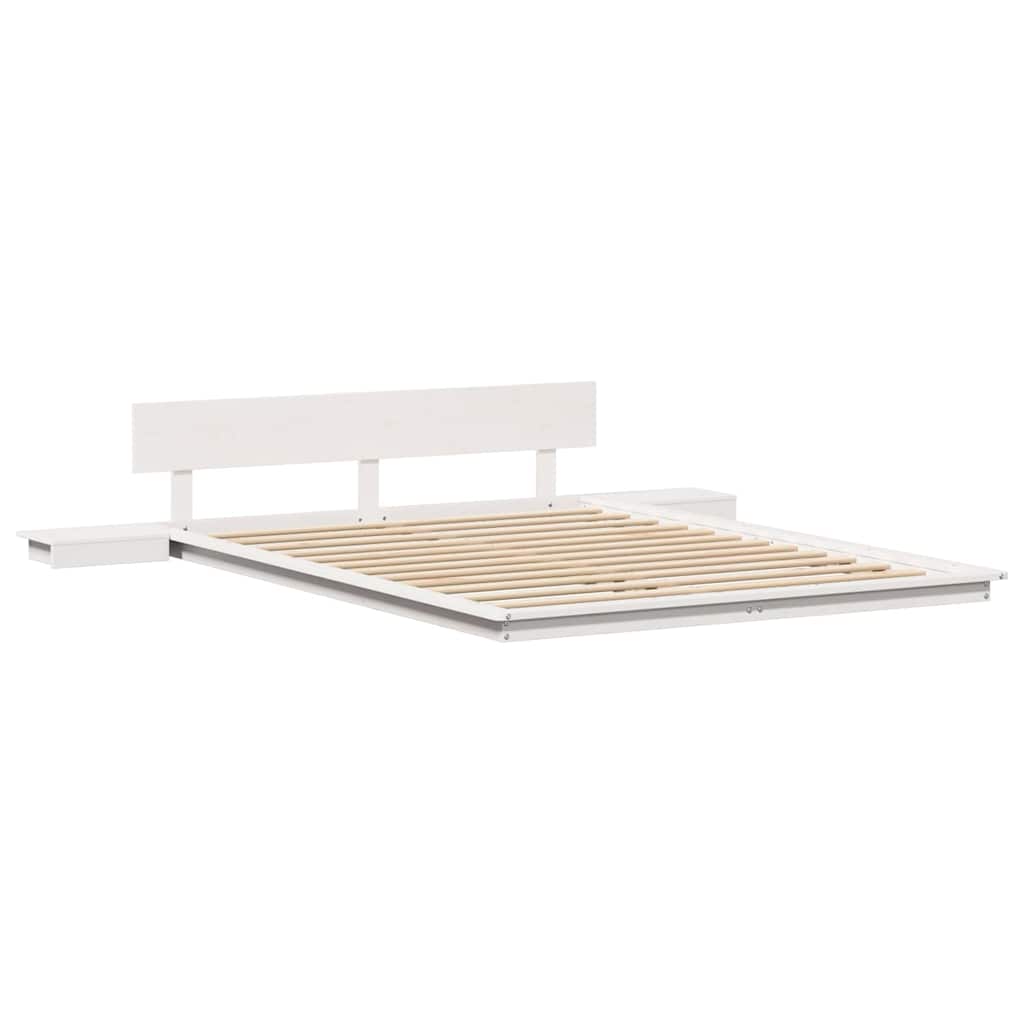 Struttura del letto Bianco 140 x 200 cm legno | homemem39