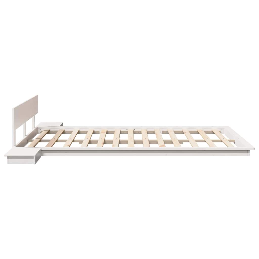 Struttura del letto Bianco 140 x 200 cm legno | homemem39