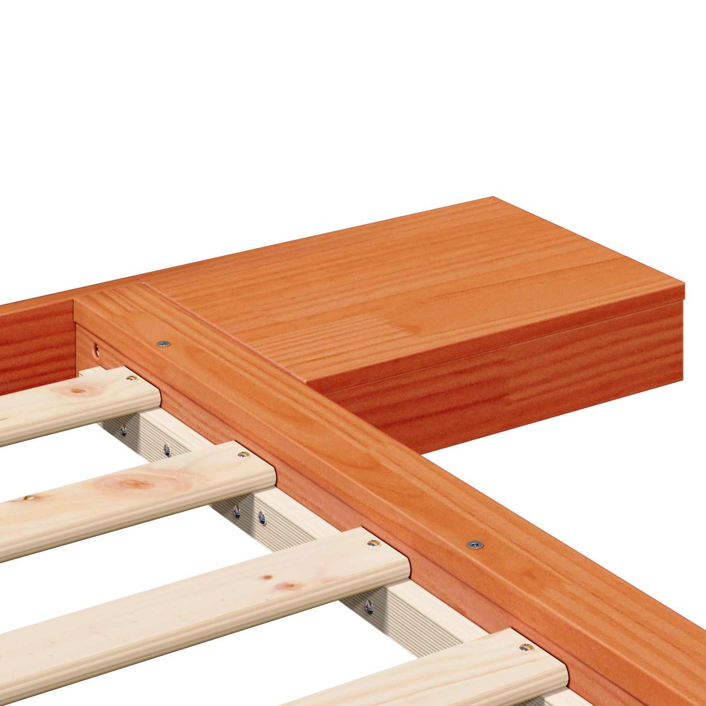 Struttura del letto Marrone 120 x 200 cm legno | homemem39