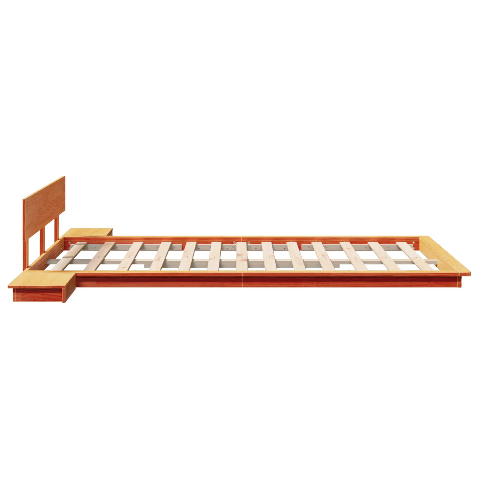 Struttura del letto Marrone 120 x 200 cm legno | homemem39
