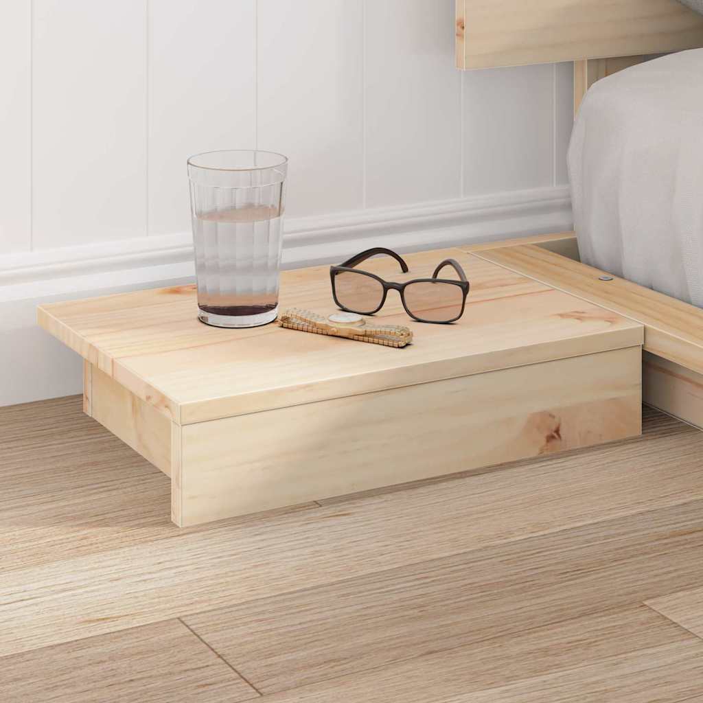Struttura del letto Marrone 135 x 190 cm legno | homemem39