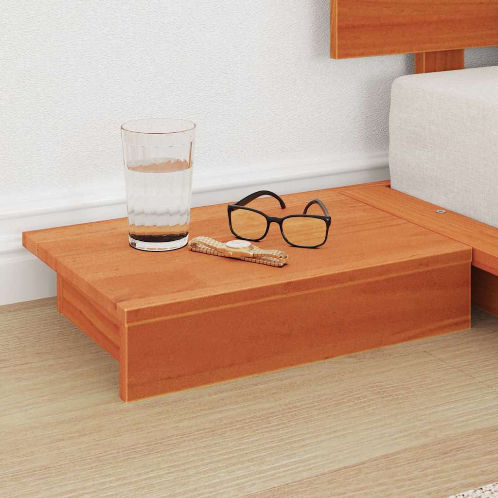 Struttura del letto Marrone 100 x 200 cm legno