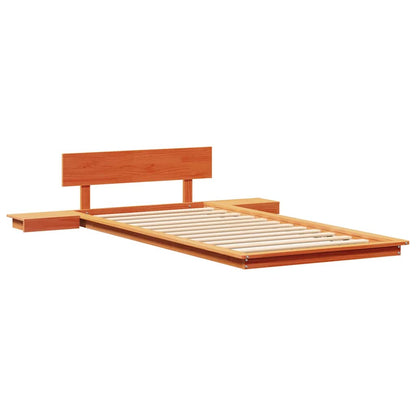 Struttura del letto Marrone 100 x 200 cm legno